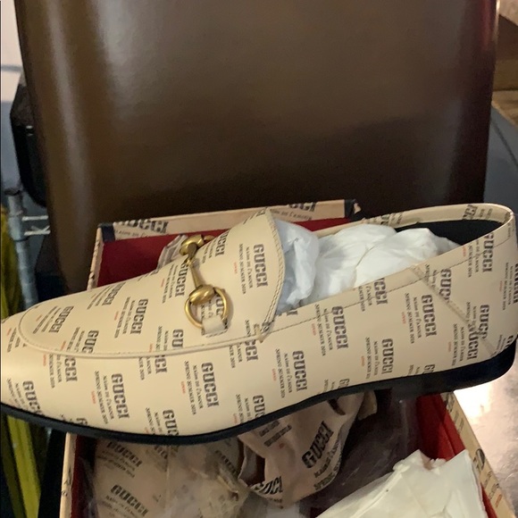 Gucci Other - Tan & Black Apollo Gucci Stamp Shoes-Mens